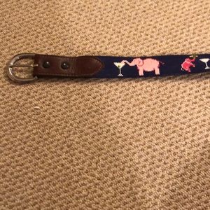 Smattered & Branson Needlepoint Belt